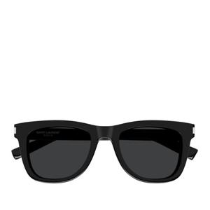 생로랑 블랙 크리스탈 블랙 스퀘어 프레임 선글라스 SL 712 001