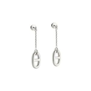 에르메스 미디움 파랑돌 이어링 스털링 실버 H108618B00