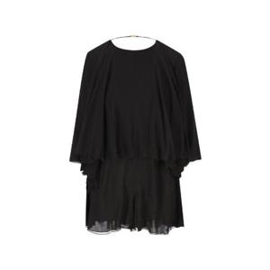 생 로랑 러플 백리스 점프수트 817868Y115W 1000 TP936773100