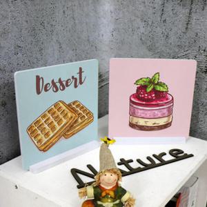 아트박스/꾸밈 tg214-스탠드액자2P_와플과케익