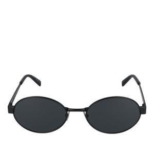 생로랑 블랙 오벌 메탈 프레임 선글라스 SL 692 001