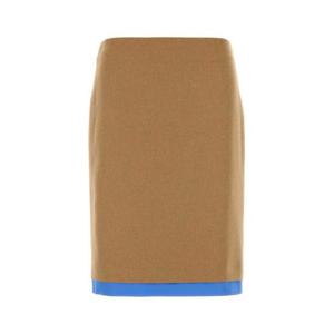 미우미우 미디 스커트 MG2344SOOO165 F0040 Beige o Tan