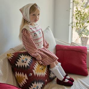 [밍크뮤]노르딕체크원피스 (35A15-400-08)