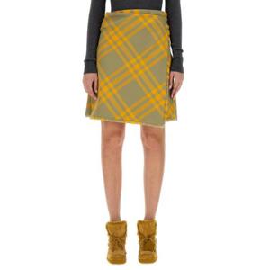 버버리 미디 스커트 8077203 B7363 YELLOW
