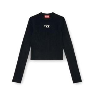 디젤 M 발라리 오발 D 립 니트 비스코스 블렌드 탑 A15328 0DLAX