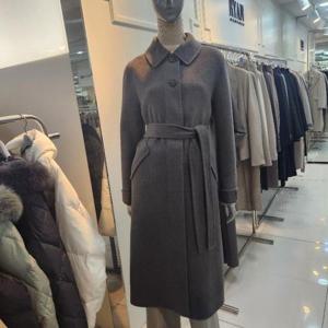 리안뉴욕 DP01 울 핸드메이드 벨트 코트 RSKWLC120