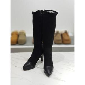 한슈 세이브존03 슬림 투톤 스웨이드 롱부츠힐 9cm AGHS077078-8voA