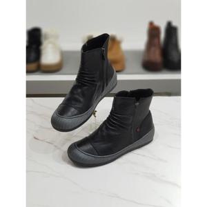 한슈 세이브존03 가죽 애니 셔링 컴포트 부츠 4cm AQHS97549kaA