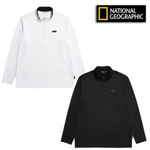 [내셔널지오그래픽]  G라인 반집업 긴팔 남성 티셔츠 (기본핏)N231MTS220 N231MTS220
