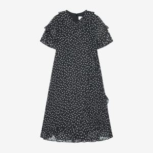 베스띠벨리 세이브존01 프릴플라워 랩 원피스 BKOAE2557