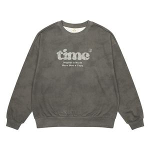 [에꼴리에][가을]빈티지 프린트 맨투맨 25QT755