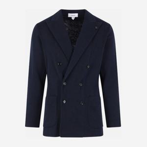 라르디니 블루 코튼 니트 더블브레스트 재킷 CNLJM57 PA6600085