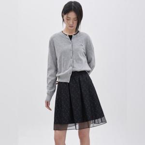 [쥬크]플라워 자카드 미니 플레어 스커트 (Z261MSD003)