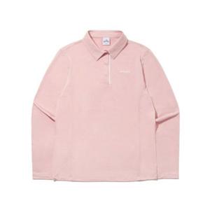 아이더 POP 여성 브러쉬 폴로 티셔츠_Indian Pink DWU24283P3 282385