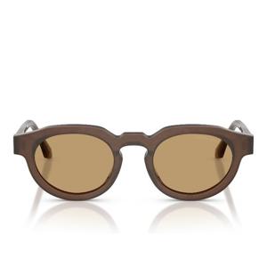 조르지오아르마니 라운드 키홀 브리지 선글라스 0AR8255U 63947