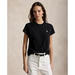 폴로 랄프 로렌 여성 클래식핏 코튼 저지 크루넥 티(WMPOKNINCU21267001)