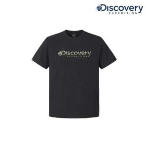 디스커버리 (DMRS61063_BKS) 남성 모레인 빅로고 반팔티셔츠