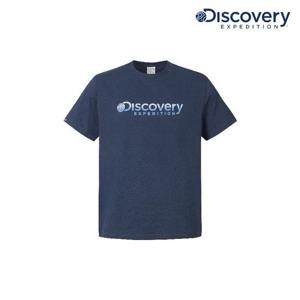 디스커버리 (DMRS61063_NYD) 남성 모레인 빅로고 반팔티셔츠