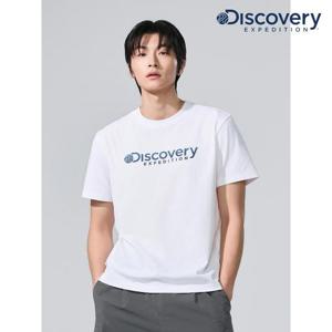 디스커버리 (DMRS61063_WHS) 남성 모레인 빅로고 반팔티셔츠