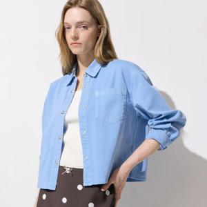 질스튜어트뉴욕   26SS  워싱 코튼 긴팔블라우스 JSBL6B290B2