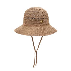 [헤지스] HIHE6E111I2_여성 베이지 짜임 면혼방 벙거지모자