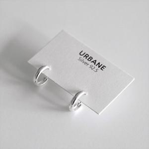 [폭스타일] [Silver925] One touch ring earring