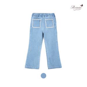 [레노마키즈]페리미츠 여아 앞포켓 벨버텀 데님팬츠 초등 유아
