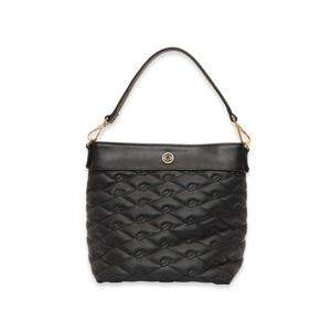 [에스콰이아]23FW 신상 트렌드 소프트 퀼팅 심플 버킷 토트 크로스백 EOCFHB861BK