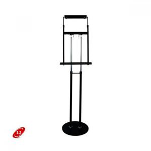 일진디앤이 DP용 스틸 블랙이젤 HDS-1500B 원형철판베이스 스탠딩이젤 이젤거치대 이젤스탠드 이젤스텐드