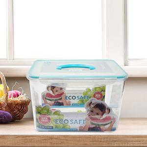 한진신선에코락 밀폐 용기 핸들직6호대10.8L 김치통 밀폐용기 밀폐반찬통 투명밀폐반찬통 투명반찬통 밀폐