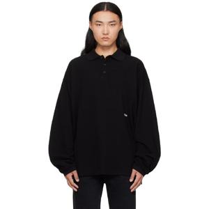 26 SS 032c 남성 블랙 스피드 데빌 폴로 셔츠 252843M212003