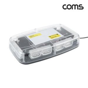 COMS LED 비상 경광등 DC12V 시거잭전원 블루/레드 차량용경광등 비상경광등 경광등램프 비상LED램프 시거잭경광등