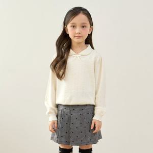 [로엠걸즈(아동)]단정 애리 스카시 풀오버 스웨터티셔츠 RGKA2614P