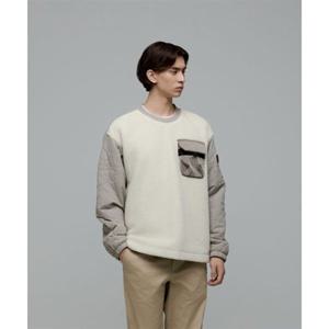 내셔널지오그래픽 NATIONALGEOGRAPHIC N244MSW160 필름메이커 나이트 슛 플리스 우븐 맨투맨 IVORY N244MSW160012 328306