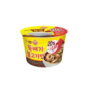 오뚜기컵밥 오뚜기 뚝배기불고기밥 컵밥 즉석밥 국밥 4개