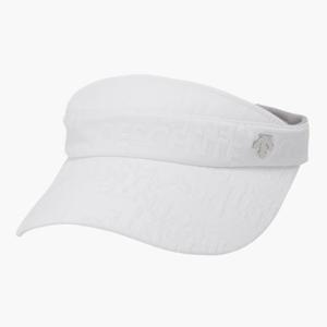 데상트골프썬캡 TQT DQ22WFSV45-BWTG 여성 패턴 선바이저 / Bright White
