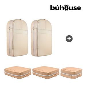 부하우스 의류압축파우치+이불압축파우치 혼합세트