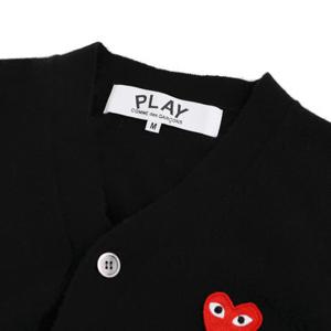 꼼데가르송 레드와펜 남녀공용 가디건