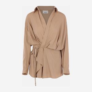 이자벨마랑 랩 프론트 사이드 타이 블라우스 VE0678FA D1I03I67