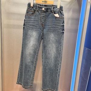 에스핏 HC22 브러시 포인트 와이드 데님 바지 sjz101mjpt42