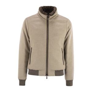 무레르 벨라티-LS9 울 캐시미어 패딩 봄버 재킷 MOUBO100097 U0