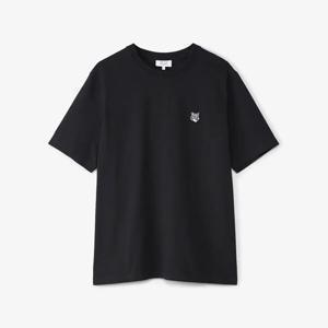 26SS 메종키츠네 폭스헤드 컴포트핏 반팔 티셔츠 블랙 PM00108KJ7025 P199