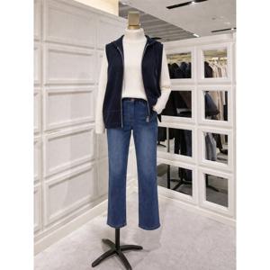 [펠리체조수니]코튼 블랜드 집업 후드베스트(FNFV333)