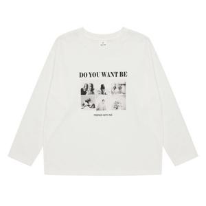 [에꼴리에]MARIO여아 포토 전사 레터링 티셔츠 24OT491_WT