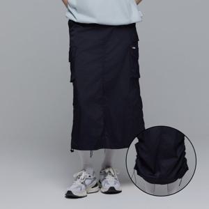 내셔널지오그래픽 N241WSK970 여성 아나스 스트링 롱 카고 스커트 CARBON BLACK