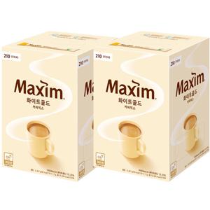 동서 맥심 화이트골드 커피믹스 210T x 2개