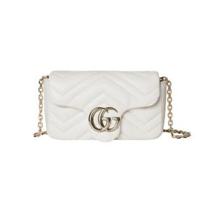 구찌 GG 마몽 미니 숄더백 화이트 841290-AAFAX-9050