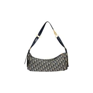 디올 스몰 D 저니 백 디올 오블리크 자카드 블루 M2416UTZQ-M928