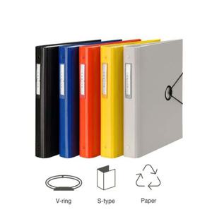 V링 로그인화일 A4 내지 80매 합지D링바인더 정부화일 보관화일 아치바인더 스프링화일 클리어홀더 클립보드