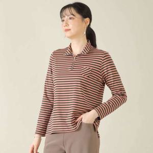 애비뉴투지 엄마옷 코트나 기모 집업 줄무늬 가을 겨울 긴팔 티셔츠 A11421